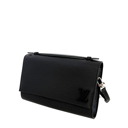 Louis Vuitton Cléry Umhängetasche aus Epi-Leder Schwarz / sehr gut Louis Vuitton