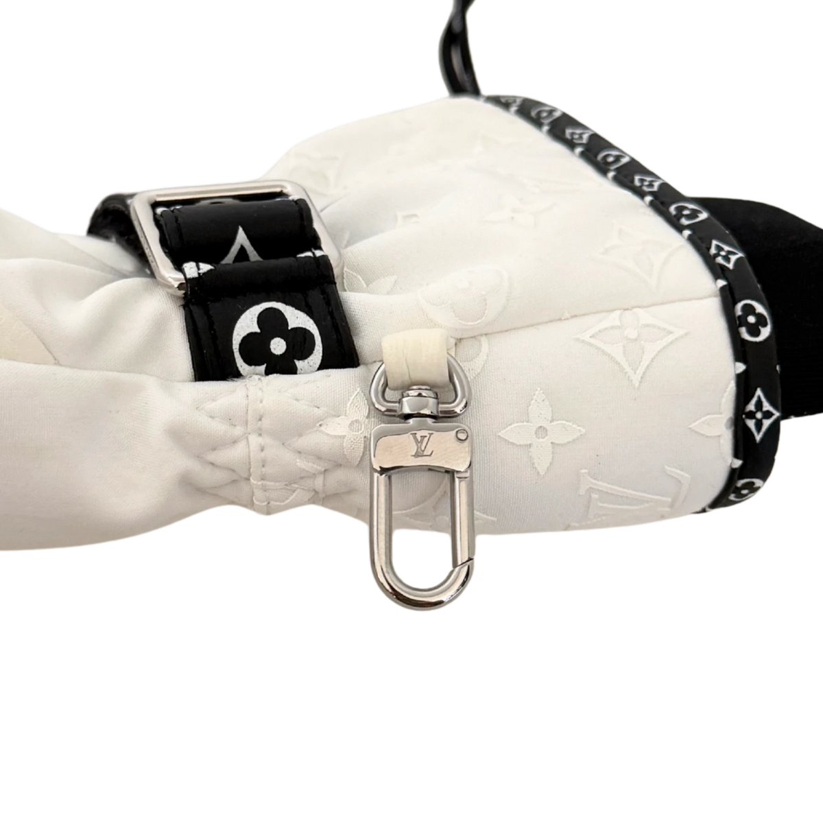 Louis Vuitton LV Snow Handschuhe Weiß / sehr gut Louis Vuitton