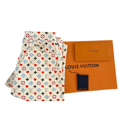 Louis Vuitton Monogram Jeans aus Baumwolle Größe 42 Multicolor / sehr gut Louis Vuitton