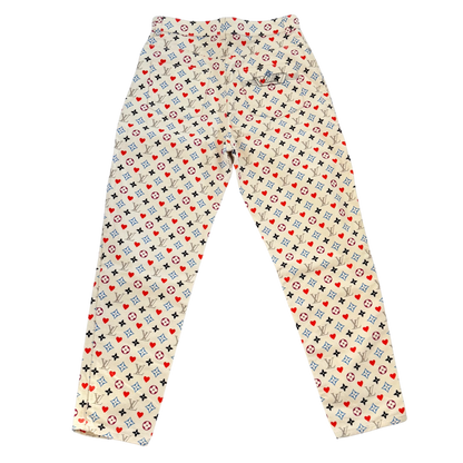 Louis Vuitton Monogram Jeans aus Baumwolle Größe 42 Multicolor / sehr gut Louis Vuitton