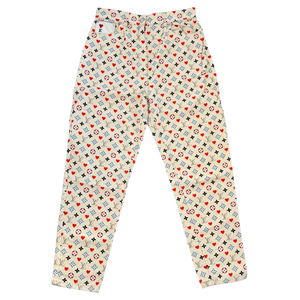 Louis Vuitton Monogram Jeans in cotton, size 42, multicolor / very good condition