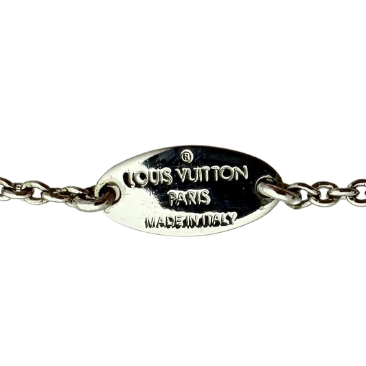 Louis Vuitton Essential V Halskette Silber / neuwertig Louis Vuitton