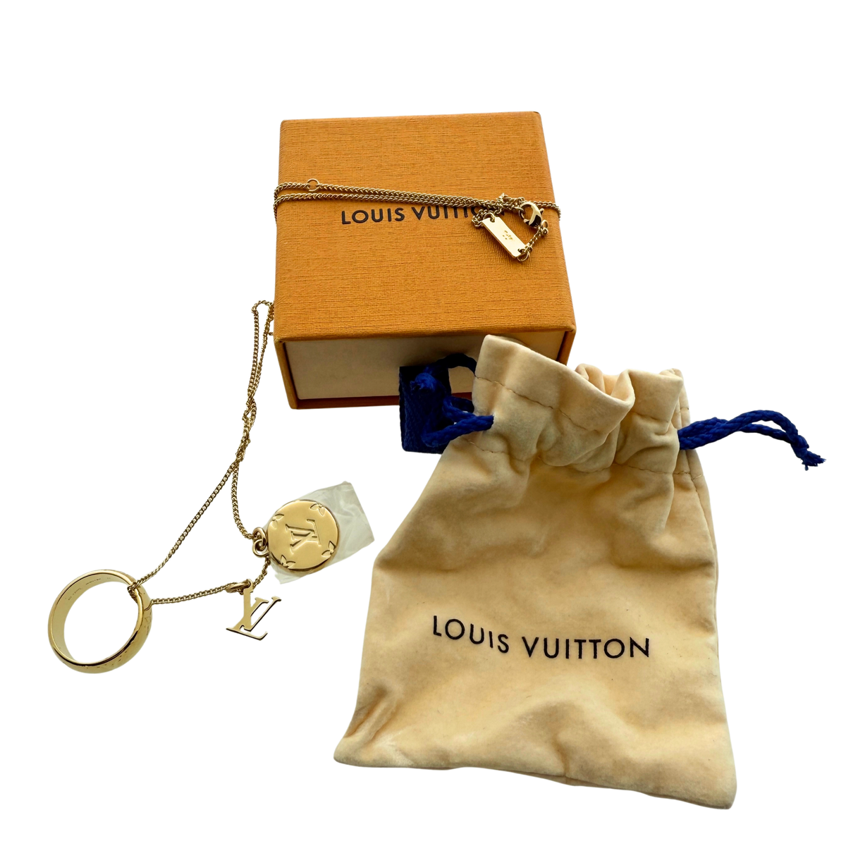 Louis Vuitton Monogram Halskette Gold / Louis Vuitton