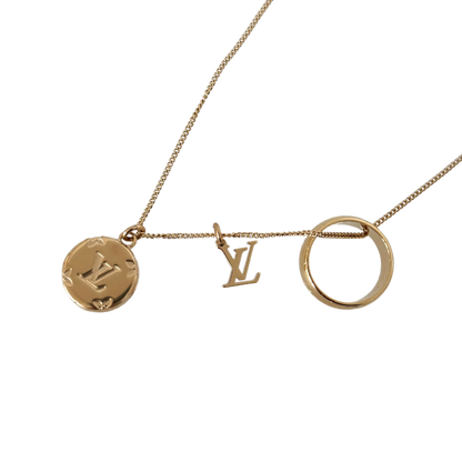Louis Vuitton Monogram Halskette Gold / Louis Vuitton