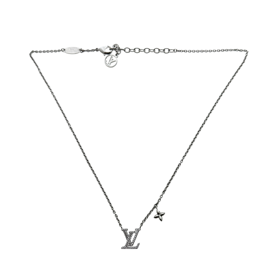 Louis Vuitton LV Iconic Necklace Palladium Full Set / like new