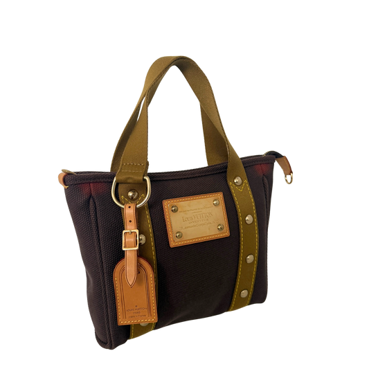 Louis Vuitton Tote Bag Antigua Cabas PM M40089 Braun / sehr gut Louis Vuitton