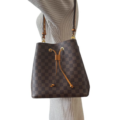 Louis Vuitton NéoNoé Damier EbeneMM Braun  N40213 / neuwertig Louis Vuitton