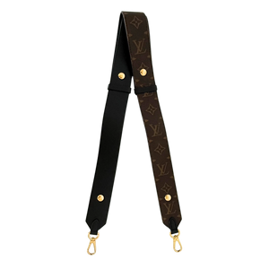 Louis Vuitton Monogram Canvas Schouderband J02465 Bruin