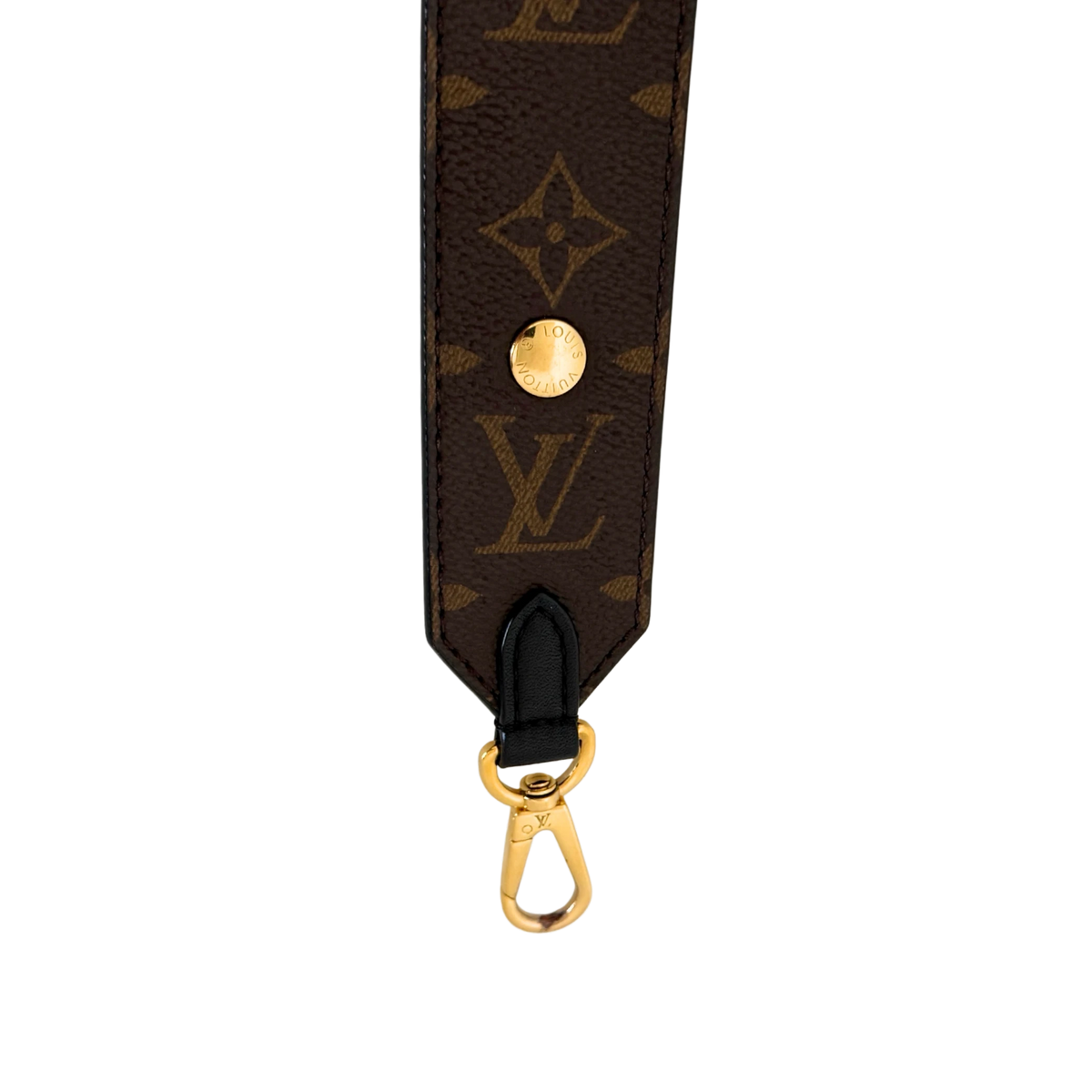 Louis Vuitton Monogram Canvas Schulterriemen J02465 Braun / sehr gut Louis Vuitton