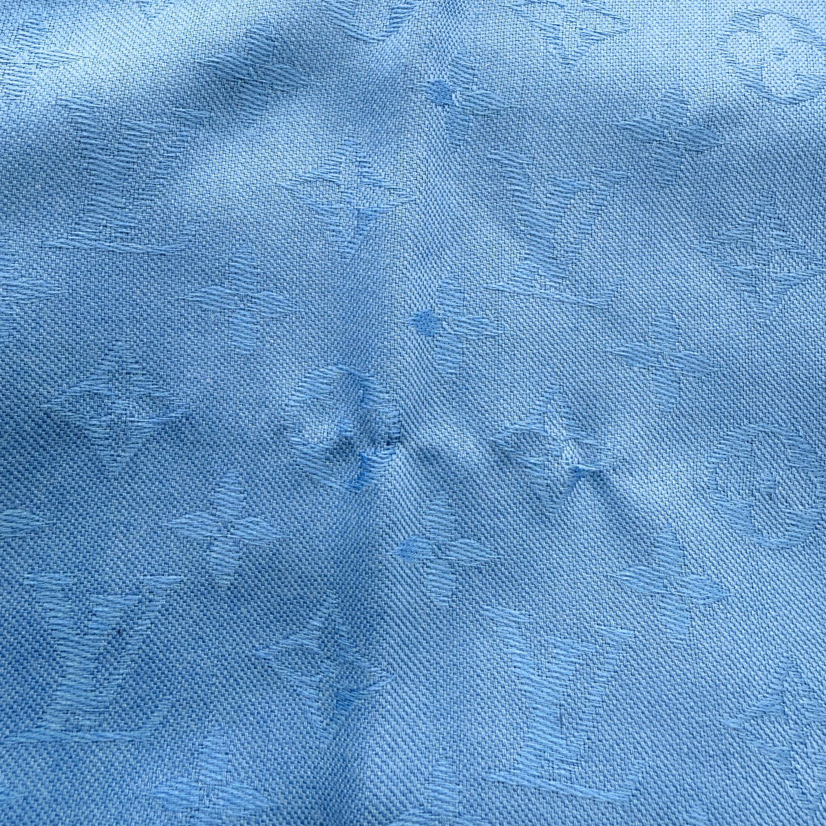 Louis Vuitton Monogram Shine Sjaal Blauw