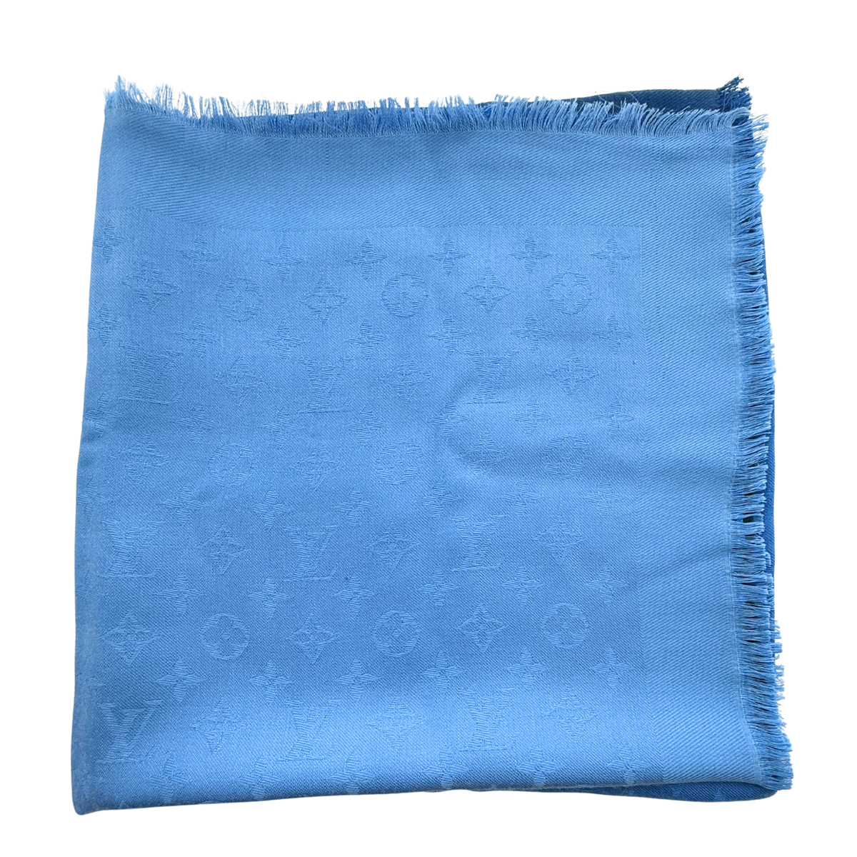 Louis Vuitton Monogram Shine Sjaal Blauw
