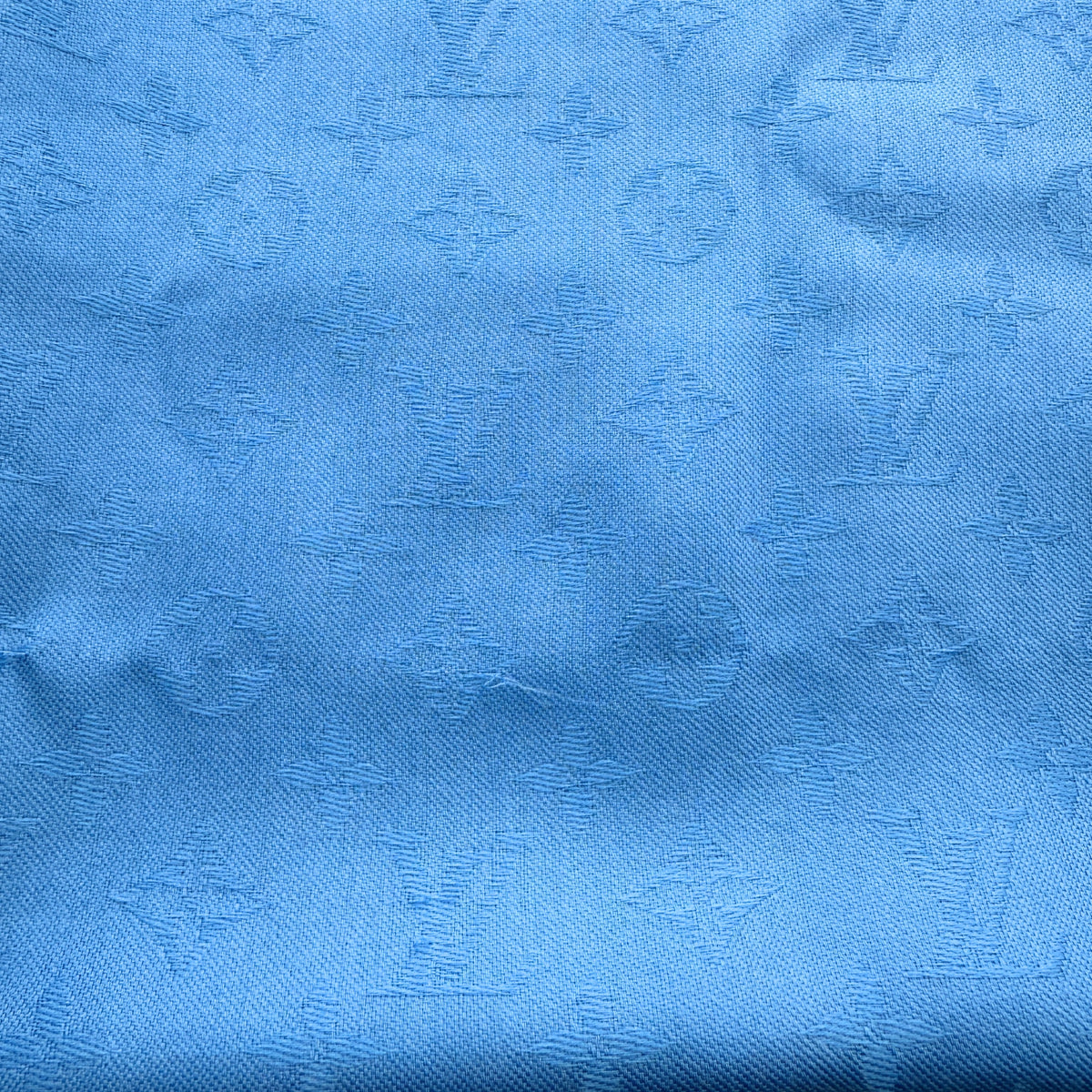 Louis Vuitton Monogram Shine Sjaal Blauw