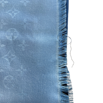Louis Vuitton Monogram Shine Sjaal Blauw