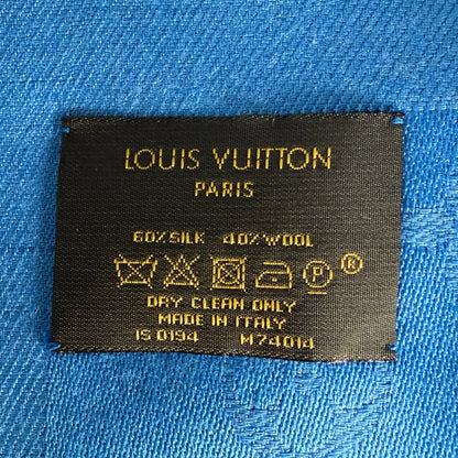 Louis Vuitton Monogram Shine Sjaal Blauw