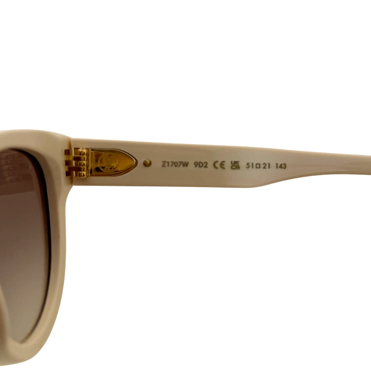 Louis Vuitton My Monogram Round Sonnenbrille Z1527W Beige / neuwertig Louis Vuitton