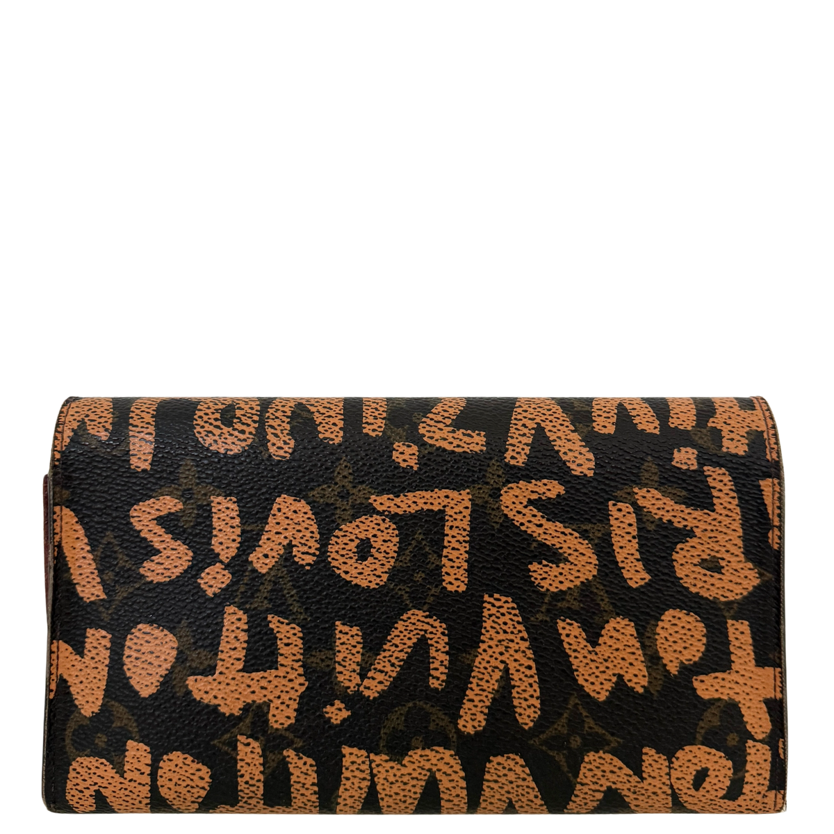 Louis Vuitton Stephen Sprouse Graffiti Geldbörse Braun / gut Louis Vuitton