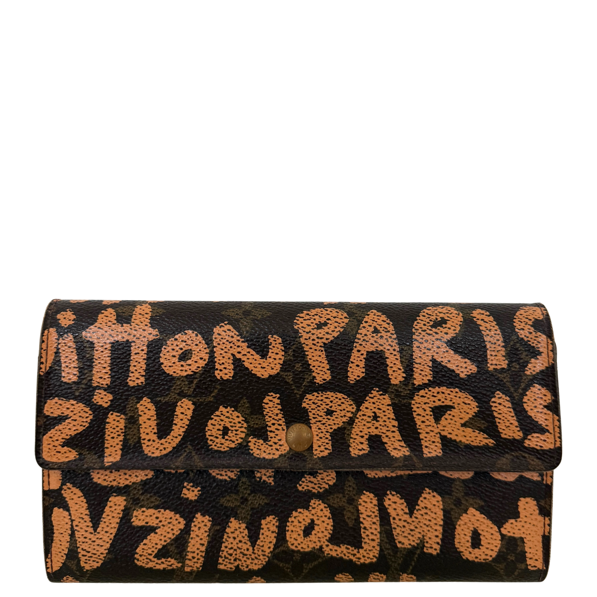Louis Vuitton Stephen Sprouse Graffiti Geldbörse Braun / gut Louis Vuitton