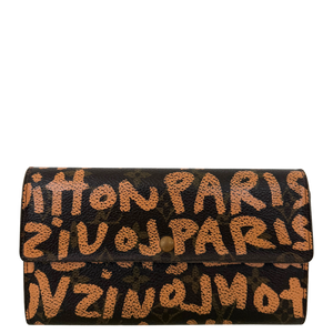 Louis Vuitton Stephen Sprouse Graffiti Portemonnee Bruin