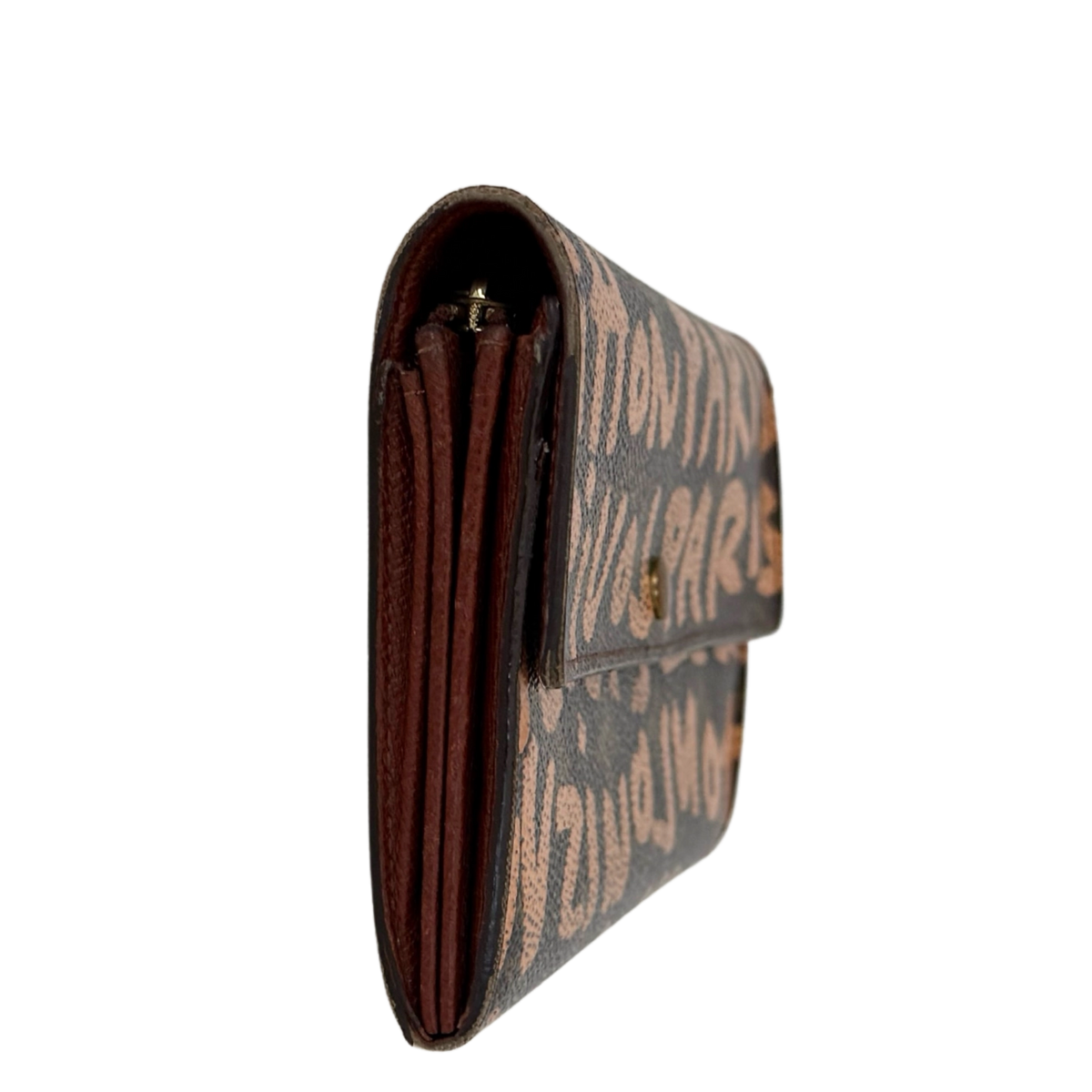 Louis Vuitton Stephen Sprouse Graffiti Geldbörse Braun / gut Louis Vuitton