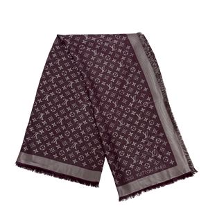 Louis Vuitton Monogram Shine Sjaal Lila