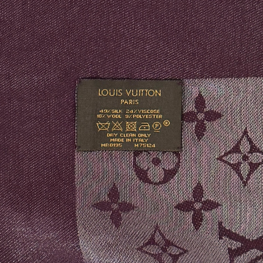 Louis Vuitton Monogram Shine Tuch Lila  / neuwertig Louis Vuitton