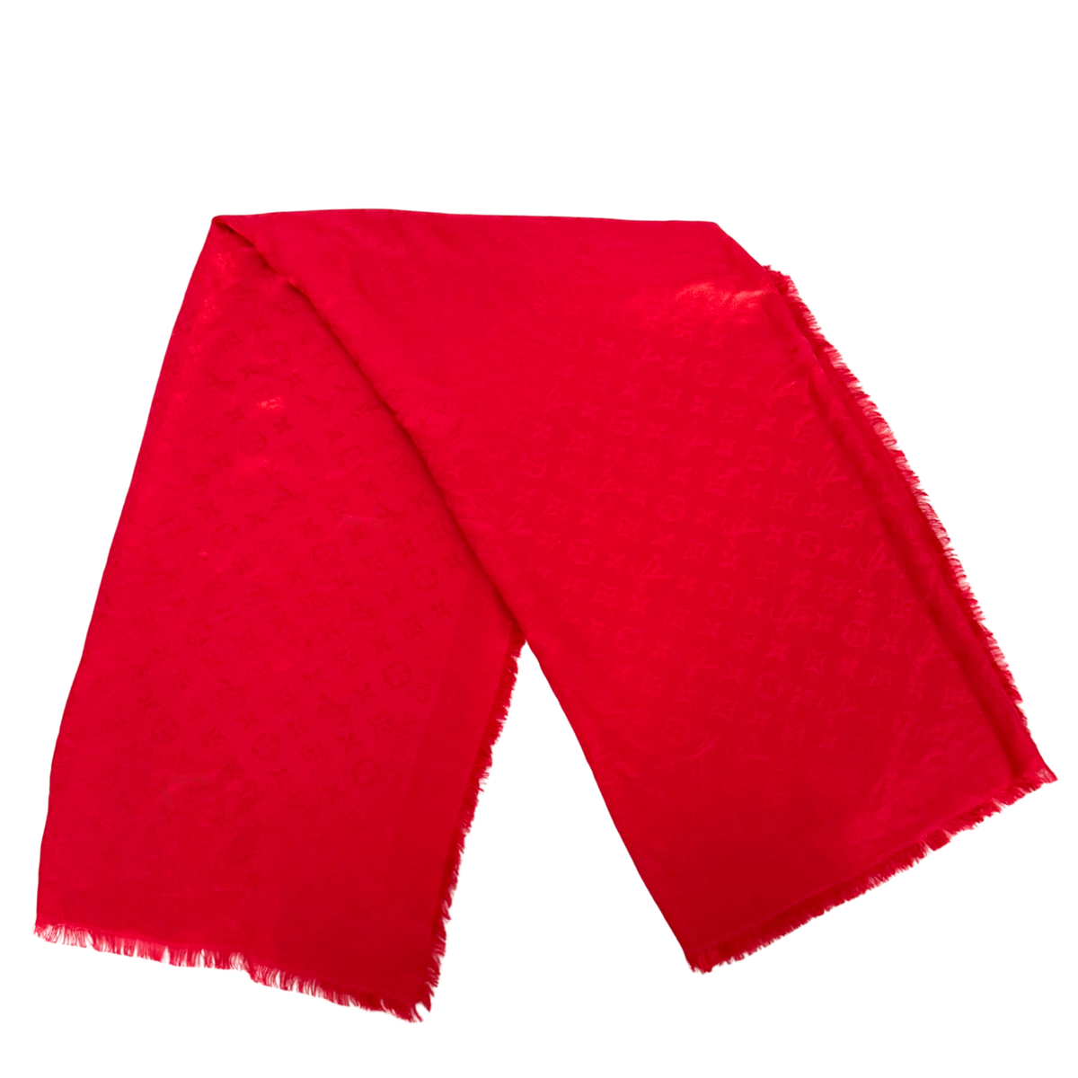 Louis Vuitton Monogram Classic Tuch Rot  / sehr gut Louis Vuitton