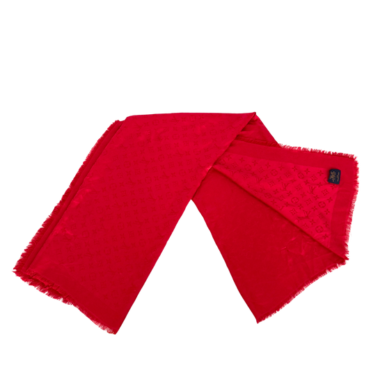 Louis Vuitton Monogram Classic Tuch Rot  / sehr gut Louis Vuitton