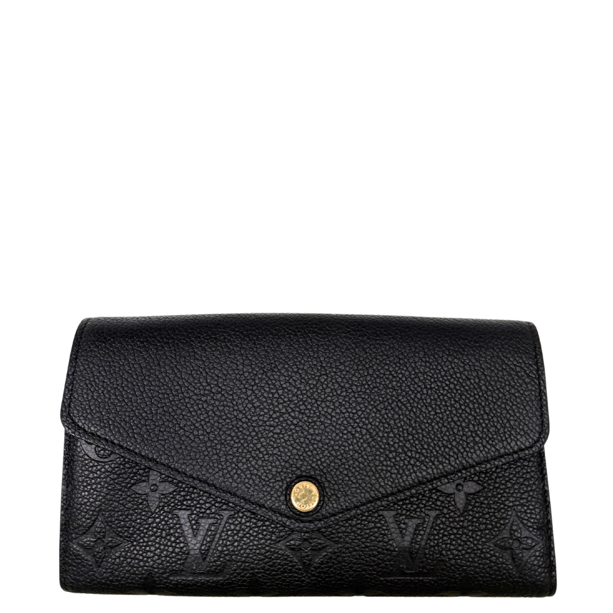 Louis Vuitton Sarah Geldbörse Monogram Empreinte M61182 Schwarz / sehr gut Louis Vuitton