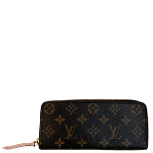 Louis Vuitton Clémence Portemonnee in Monogram Canvas M61298 Bruin