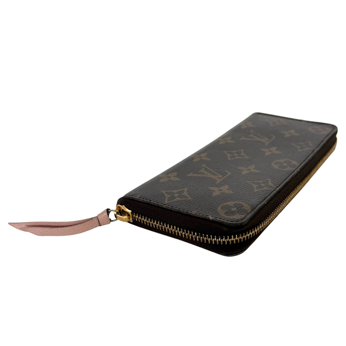 Louis Vuitton Clémence Geldbörse in Monogram Canvas M61298 Braun / gut Louis Vuitton