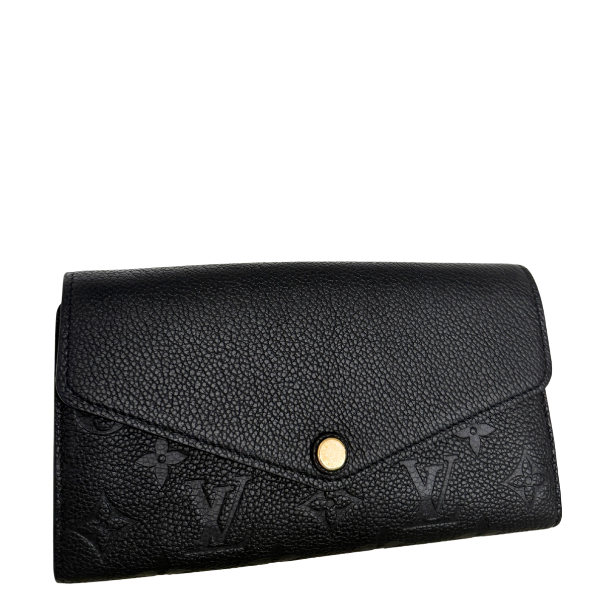 Louis Vuitton Sarah Geldbörse Monogram Empreinte M61182 Schwarz / sehr gut Louis Vuitton