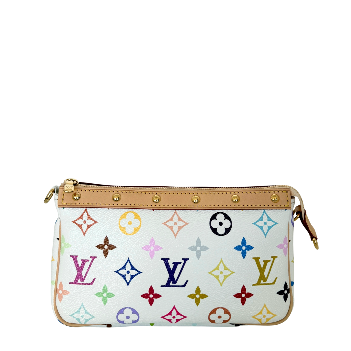 Louis Vuitton x Takashi Murakami Pochette Accessoires Other Monogram Canvas M13404 Multicolor Fullset / neuwertig Louis Vuitton