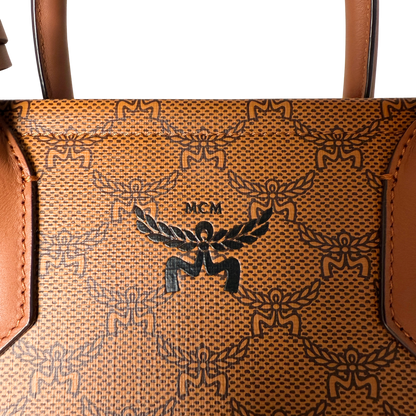 MCM Himmel Tote Bag in Lauretos-Canvas Cognac / neuwertig MCM
