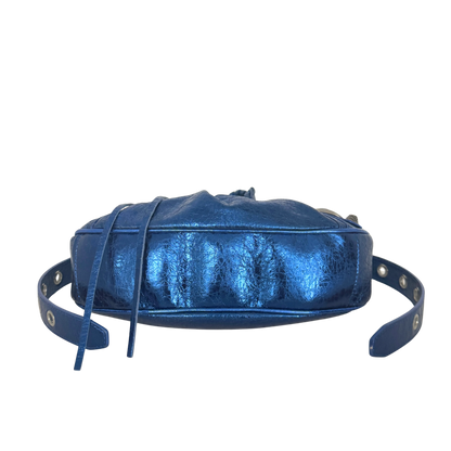 Balenciaga Le Cagole XS Metallic Blau / sehr gut Balenciaga