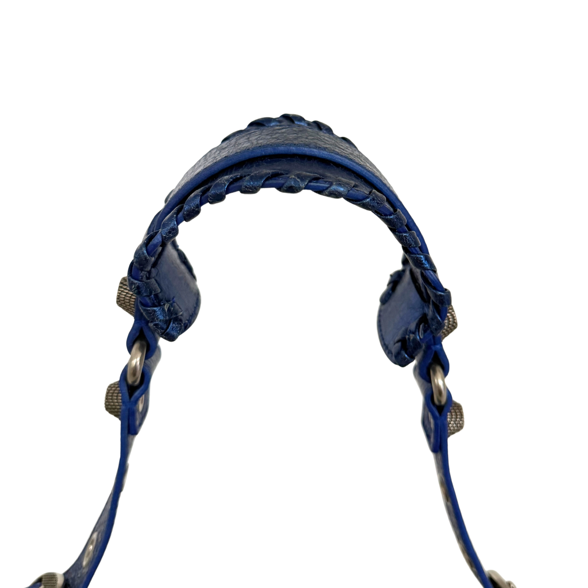Balenciaga Le Cagole XS Metallic Blau / sehr gut Balenciaga