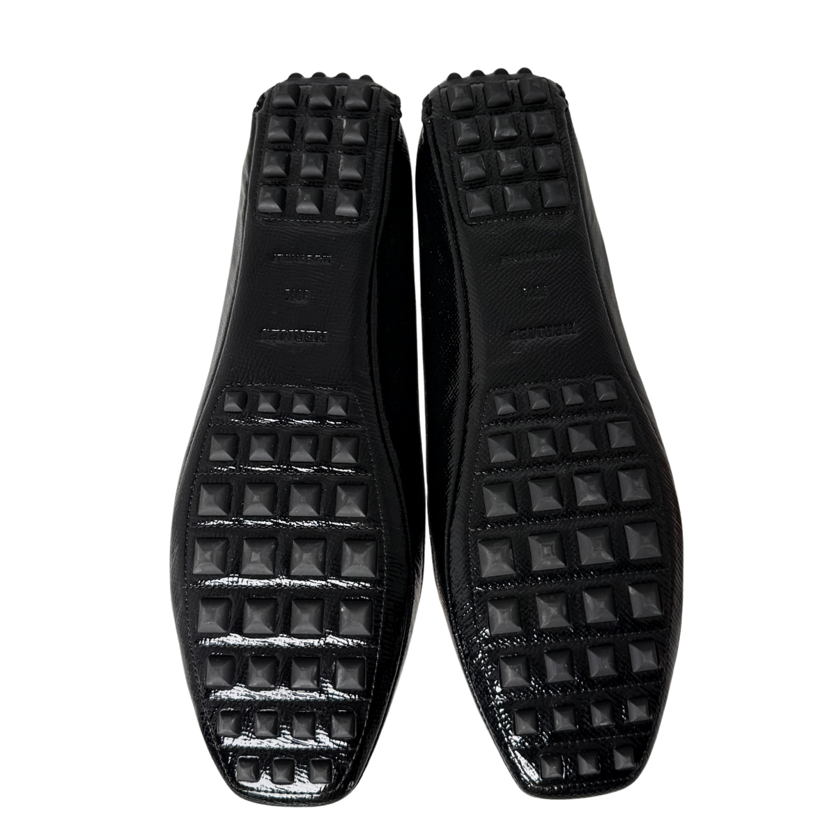Hermès Liberty Ballerinas Größe 39 1/2 Schwarz / sehr gut Hermès