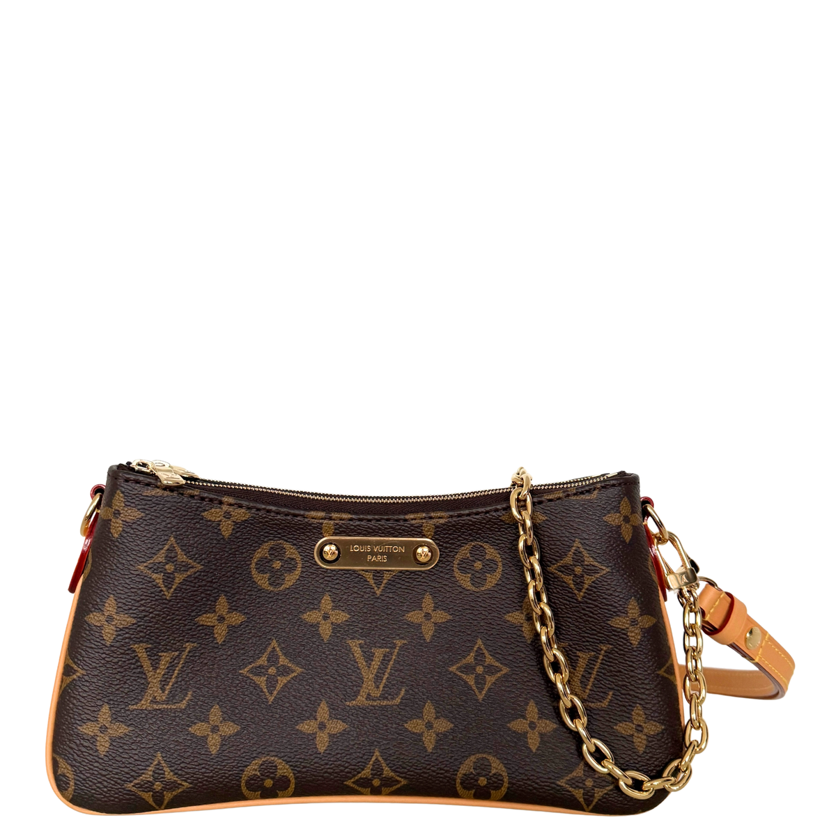 Louis Vuitton Liv Pochette Monogram Canvas Braun / neuwertig Louis Vuitton