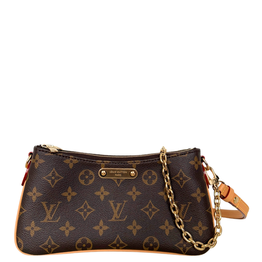 Louis Vuitton Liv Pochette Monogram Canvas Braun / neuwertig Louis Vuitton