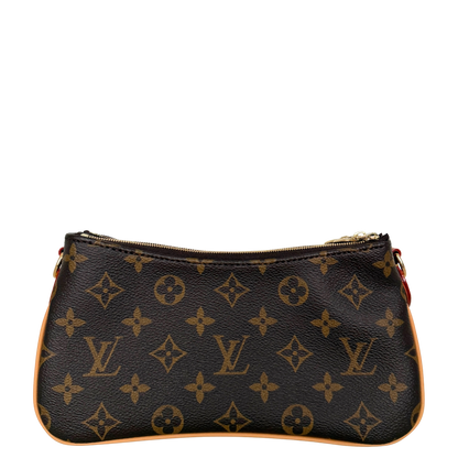 Louis Vuitton Liv Pochette Monogram Canvas Braun / neuwertig Louis Vuitton