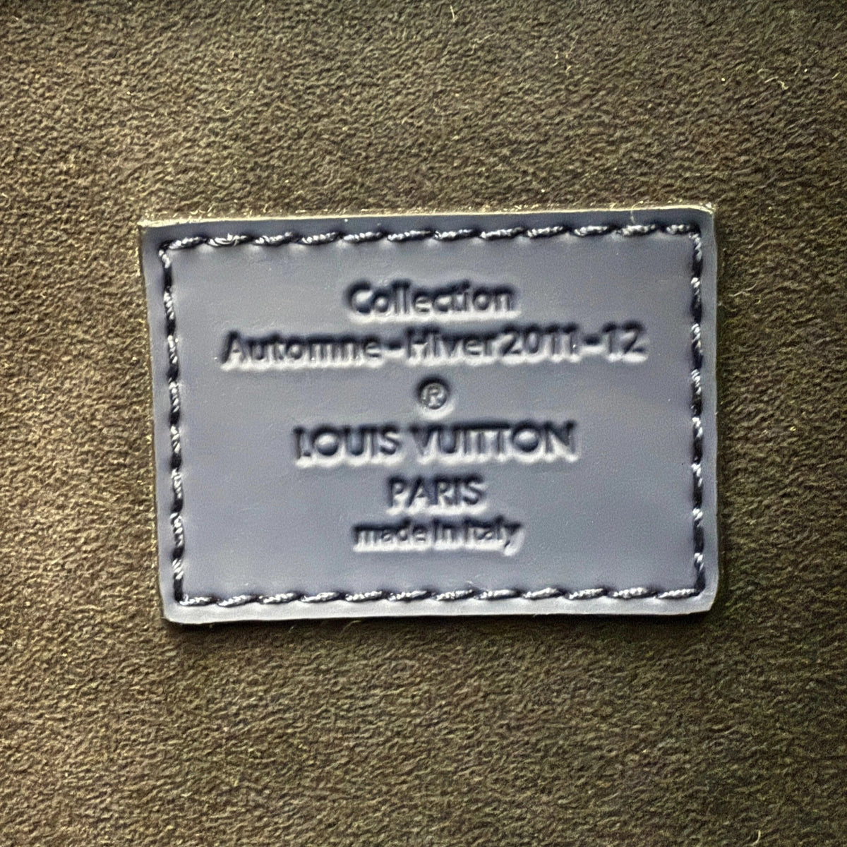Louis Vuitton Monogram Addiction Lockit MM Dunkelblau / neuwertig Louis Vuitton