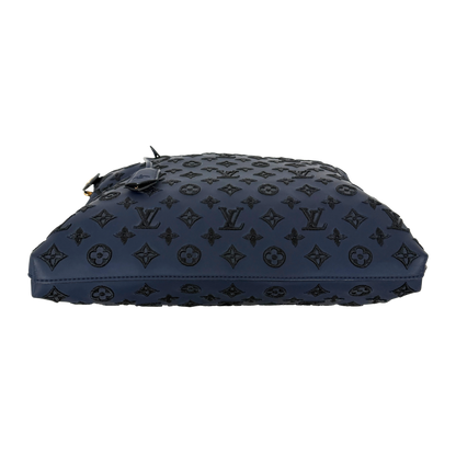 Louis Vuitton Monogram Addiction Lockit MM Dunkelblau / neuwertig Louis Vuitton