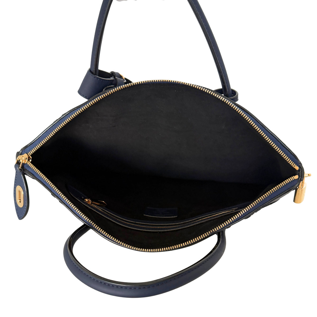Louis Vuitton Monogram Addiction Lockit MM Dunkelblau / neuwertig Louis Vuitton