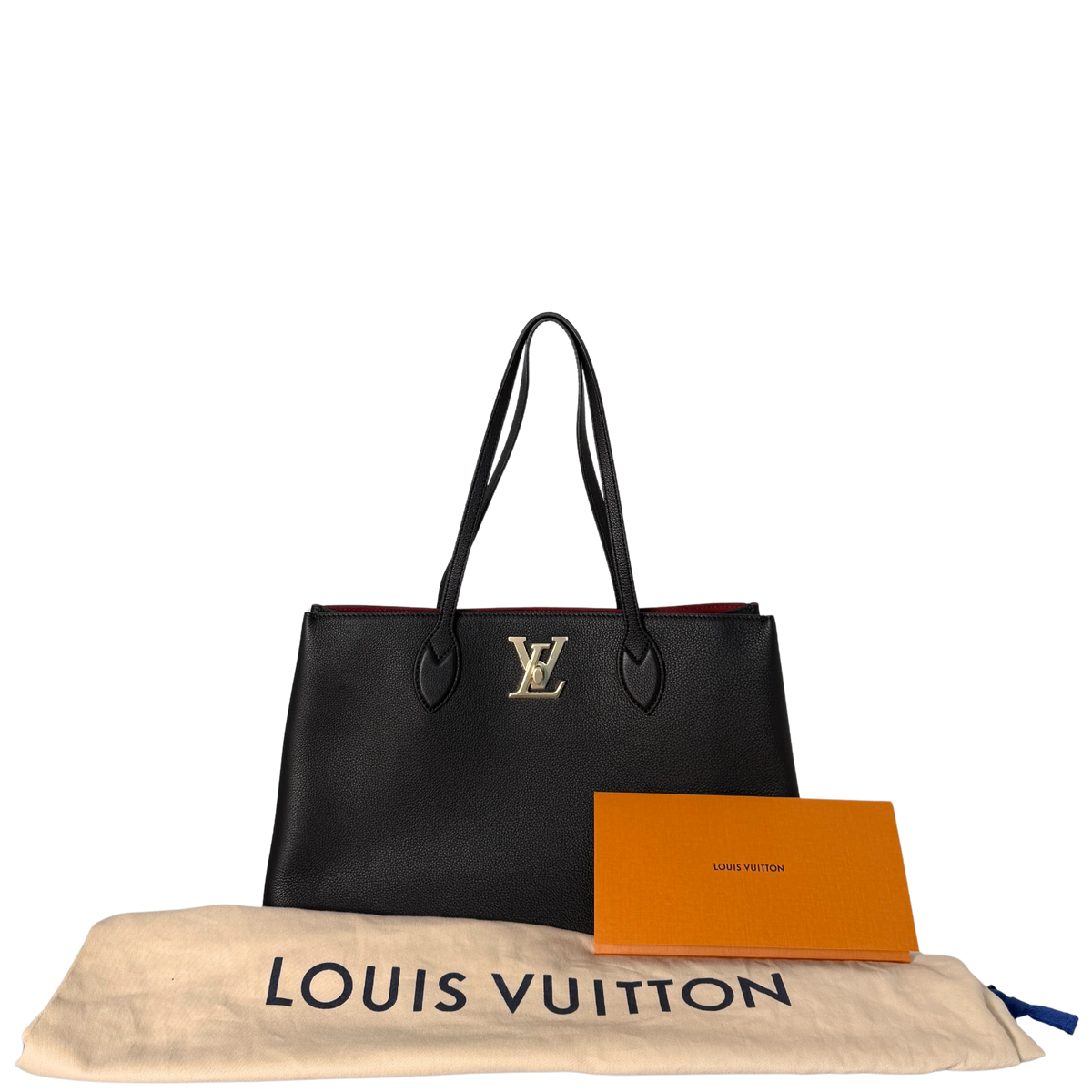 Louis Vuitton Lockme Shopper M57345 Schwarz / neuwertig Louis Vuitton