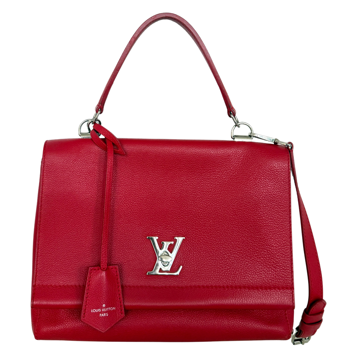 Louis Vuitton Lockme II Top Handle M42859 Rot / sehr gut Louis Vuitton