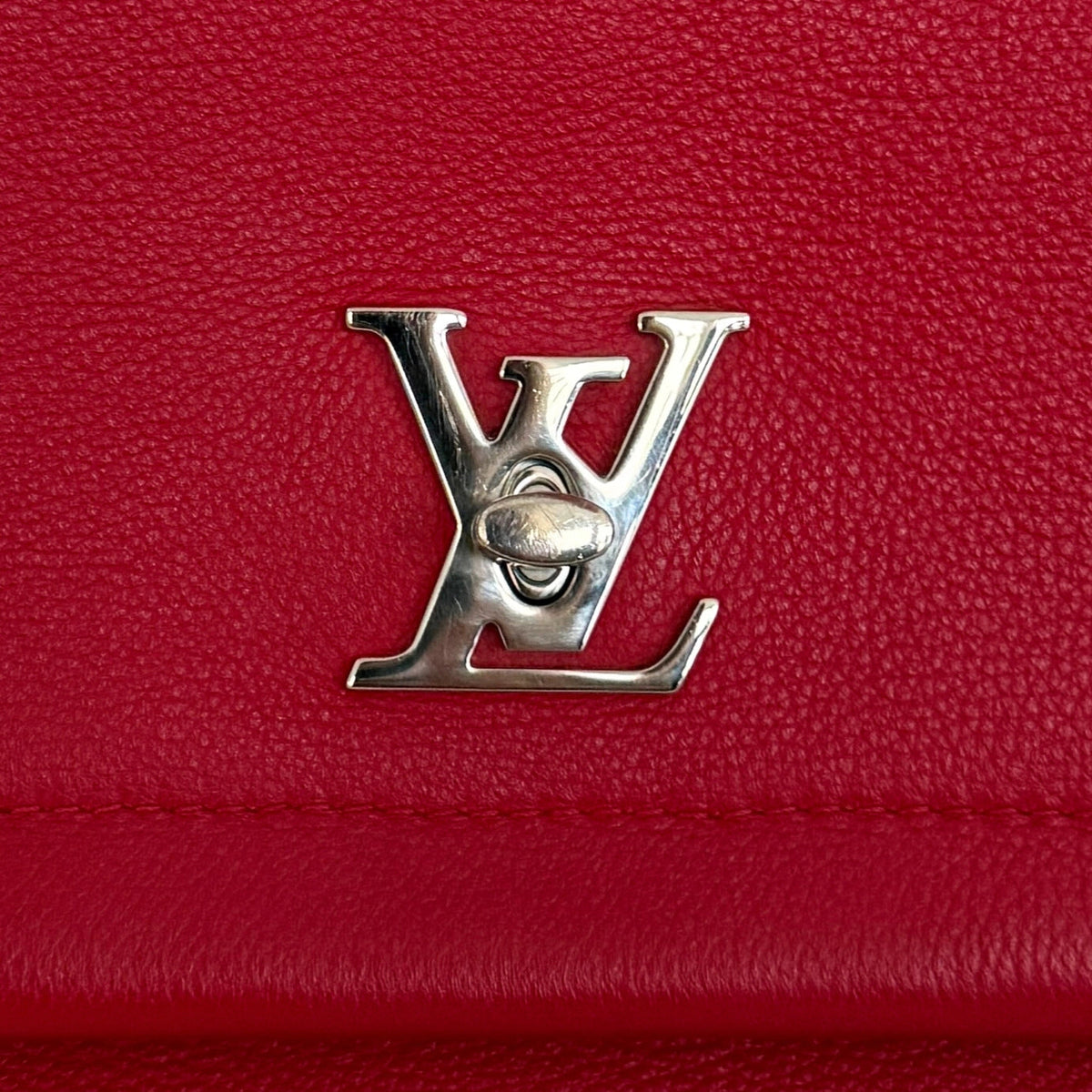 Louis Vuitton Lockme II Top Handle M42859 Rot / sehr gut Louis Vuitton
