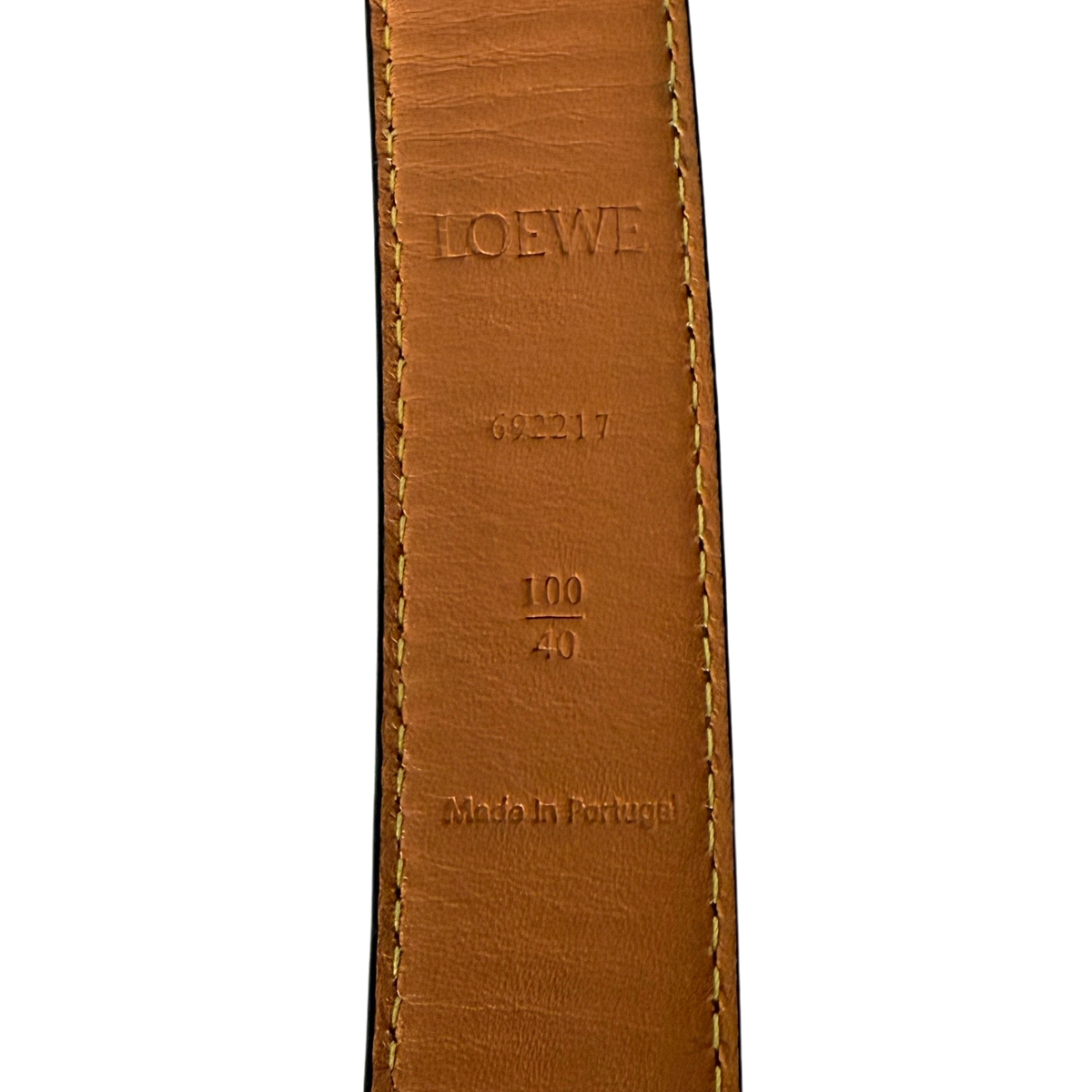 Loewe Anagram Gürtel Braun / sehr gut Loewe