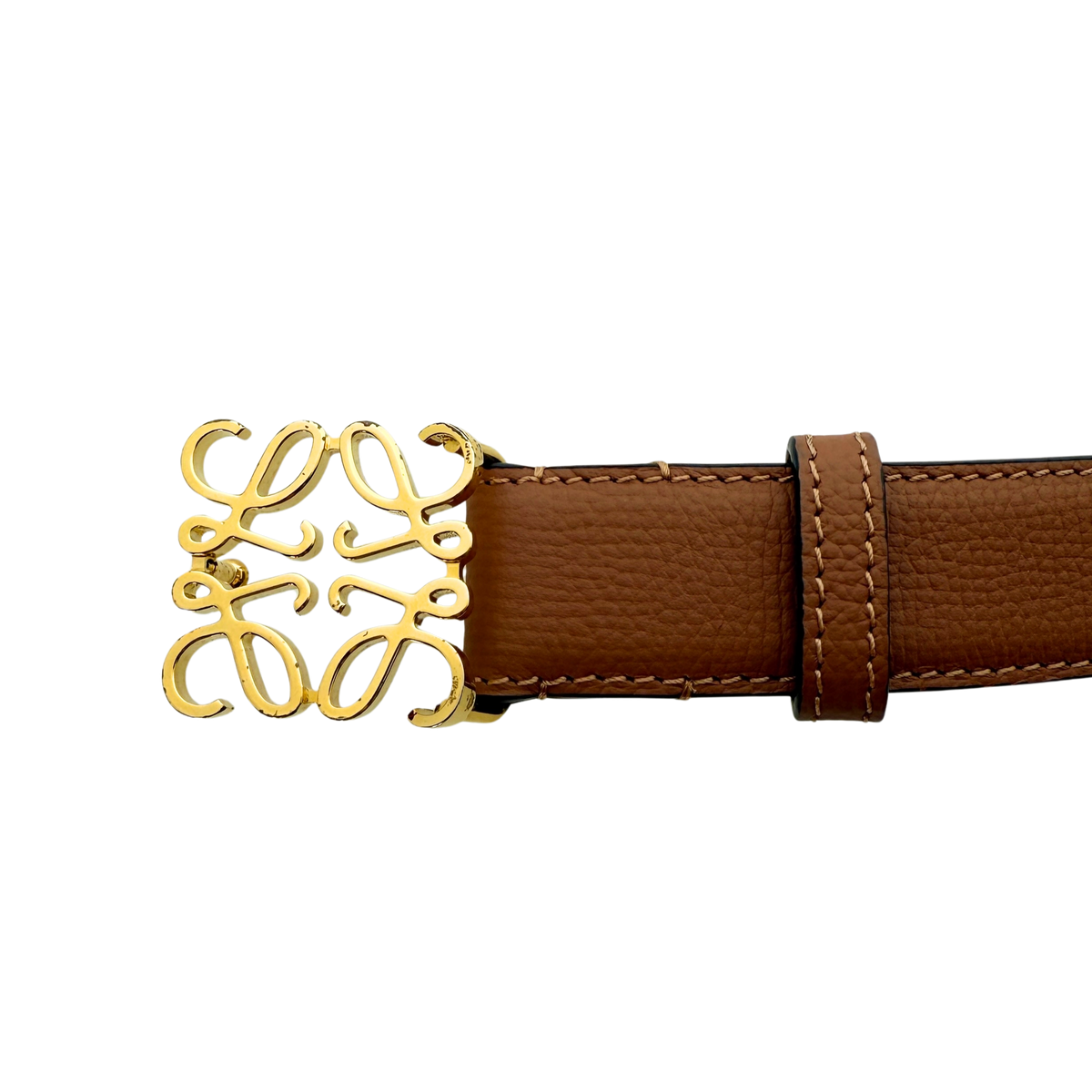 Loewe Anagram Gürtel Braun / sehr gut Loewe
