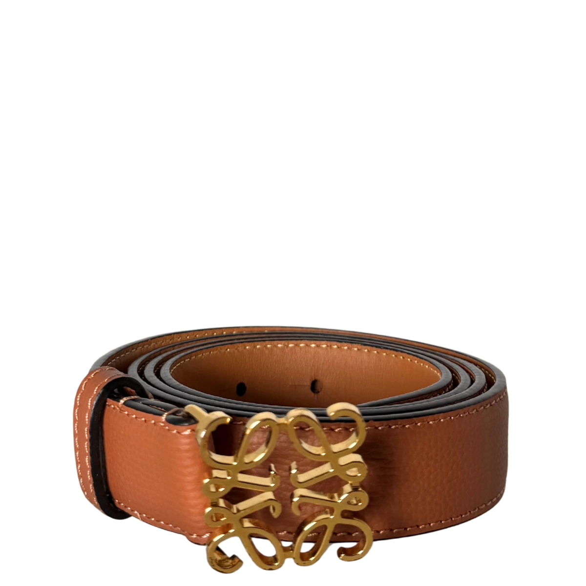 Loewe Anagram Gürtel Braun / sehr gut Loewe