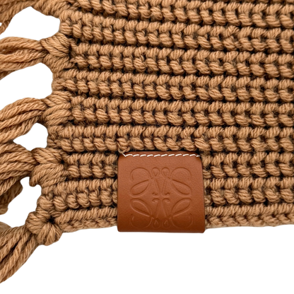Loewe Wollschal Camel braun  / neuwertig Loewe