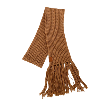 Loewe Wollschal Camel braun  / neuwertig Loewe
